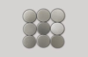 100 pcs 304SS Spacer (0.5 mm Thickness) for Coin Cells
